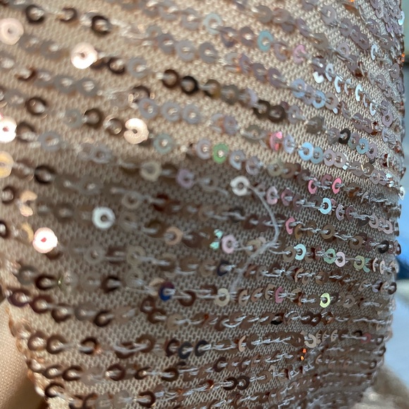 God’s Gift Sequin Midi Dress - Rose Gold - Picture 10 of 10